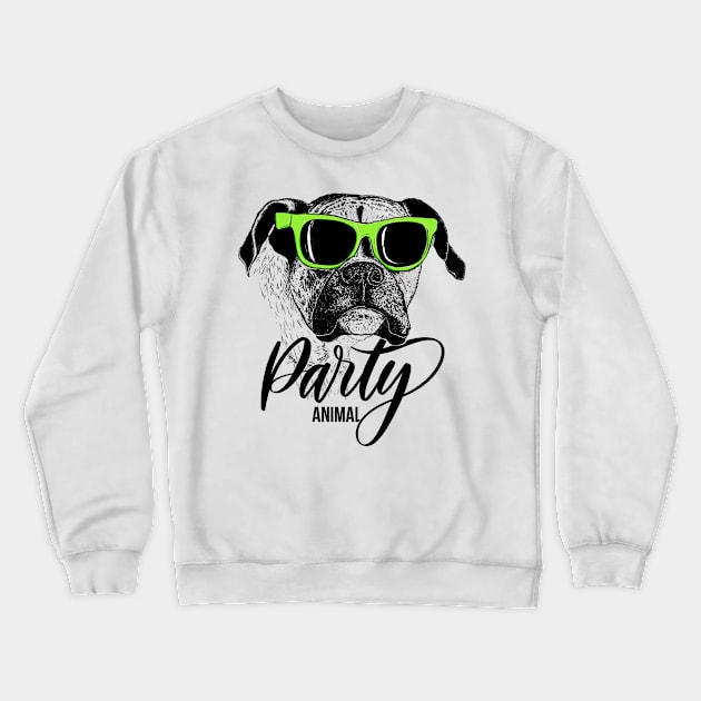 Party Animal Crewneck Sweatshirt by Kelimok